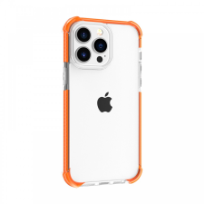 CELLECT iPhone 15 Pro Max ütésálló szilikon hátlap, Narancs tok és táska