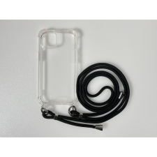 CELLECT iPhone 15 TPU+PC Átlát.tok,Fekete zsinórral tok és táska