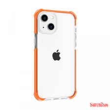 CELLECT iPhone 15 ütésálló szilikon hátlap, Narancs tok és táska