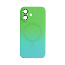 CELLECT iPhone 16 Plus mágneses design tok kék-zöld (CEL-MAG-IPH16P-BLGR) tok és táska