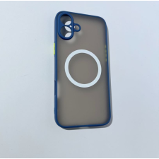 CELLECT iPhone 16 Plus mágneses műanyag tok kék-zöld (CEL-MATTMIPH16P-BLG) tok és táska