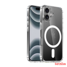 CELLECT iPhone 16 Plus mágneses szilikon tok, Átlátsz. tok és táska
