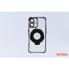 CELLECT iPhone 16 Plus mágneses tok gyűrűvel, Fekete tok és táska