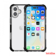 CELLECT iPhone 16 Plus ütésálló szilikon hátlap, Fekete tok és táska