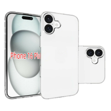 CELLECT iPhone 16 Plus vékony TPU szilikon hátlap,Átlátszó tok és táska