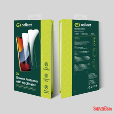 CELLECT iPhone 16 Pro applikátor 2 üvegfóliával mobiltelefon kellék