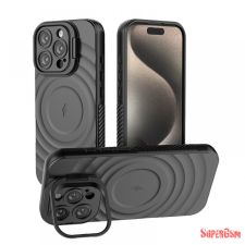 CELLECT Iphone 16 Pro mágneses ütésálló tok Fekete tok és táska