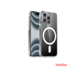 CELLECT iPhone 16 Pro Max mágneses szilikon tok, Átlátsz. tok és táska