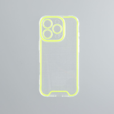 CELLECT iPhone 16 Pro vékony szilikon tok neonzöld (CEL-FLU-IPH16PR-NGR) tok és táska