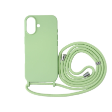 CELLECT iPhone 16 TPU+PC fesztiváltok, nyári liget azonos színű nyakbaa tok és táska