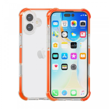 CELLECT iPhone 16 ütésálló szilikon hátlap, Narancs tok és táska