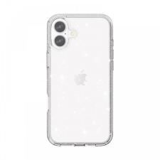 CELLECT Iphone 17 csillámos szilikon telefontok, Átlátszó (CEL-GLI-IPH17-TP) tok és táska