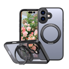 CELLECT iPhone 17 mágneses 360° forgatható tok, Fekete tok és táska