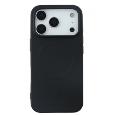 CELLECT iPhone 17 Pro mágneses szilikon tok, Fekete (CEL-MAG-IPH17PR-BK) tok és táska