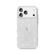CELLECT Iphone 17 Pro Max csillámos szilikon telefontok, Átlátszó tok és táska