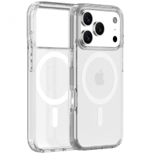 CELLECT iPhone 17 Pro Max mágneses szilikon tok, Átlátszó tok és táska