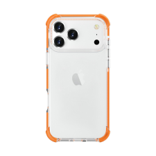 CELLECT iPhone 17 Pro ütésálló szilikon hátlap, Narancs (CEL-SCK-IPH17PR-O) tok és táska