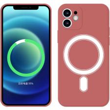 CELLECT Mágneses szilikon tok iPhone 12 Pro piros tok és táska