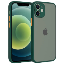 CELLECT Műanyag matt tok iPhone 13 Pro Max zöld-narancssárga tok és táska