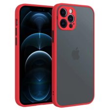 CELLECT Műanyag matt tok iPhone 13 Pro piros-fekete tok és táska