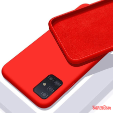 CELLECT Premium szilikon tok, iPhone 15 Plus, Piros tok és táska