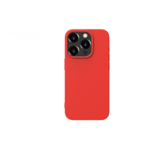 CELLECT Premium szilikon tok, iPhone 15 Pro Max, Piros tok és táska