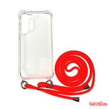 CELLECT Sam A14 5G/4G TPU+PC Átlát.tok,Narancssár. zsinórr tok és táska