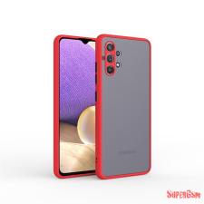 CELLECT Samsung A15 4G/5G műanyag tok, Piros-fekete tok és táska