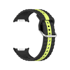 CELLECT Samsung Galaxy Watch8 Classic óraszíj sárga csíkokkal, 22mm (STRAPS-WATCH8-NE) okosóra kellék