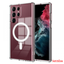 CELLECT Samsung S24 TPU+PC mágneses szilikon tok, Átlátszó tok és táska