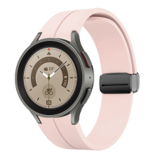 CELLECT Samsung Watch 4/5 mágneses szil óraszíj,20mm,Pink (CEL-STRAPWATCH4MA-P) - Szíj okosóra kellék