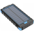 CELLECT Solar Power Bank, 10000mAh, Fekete-Kék