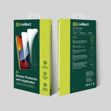 CELLECT Üvegfólia iPhone 16 Pro applikátorral 2db mobiltelefon kellék