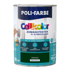 Cellkolor selyemfényű zománcfesték 0,8 l Sötétzöld zománcfesték