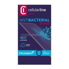 CELLULARLINE ANTIBIOM képernyővédő üveg (antibakteriális, ultravékony, 9H) FEKETE (TEMPMICRCAGALA51K) mobiltelefon kellék