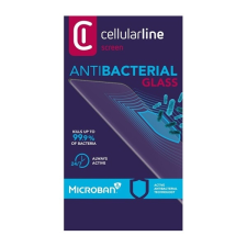 CELLULARLINE ANTIBIOM Samsung Galaxy A51 (SM-A515F) képernyővédő üveg (antibakteriális, ultravékony, 9H) fekete mobiltelefon kellék