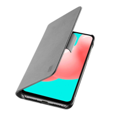 CELLULARLINE BOOK AGENDA tok álló, bőr hatású (FLIP, oldalra nyíló, asztali tartó funkció, RFID védelem) FEKETE [Samsung Galaxy A32 4G ... tok és táska
