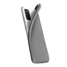 CELLULARLINE CHROMA szilikon telefonvédő (matt, mikrofiber plüss belső) FEKETE Samsung Galaxy A02s (SM-A025F) tok és táska