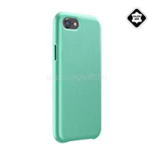 CELLULARLINE ELITE műanyag telefonvédő (mikrofiber belső, valódi bőr hátlap) VILÁGOSZÖLD (ELITECIPH747G) tok és táska