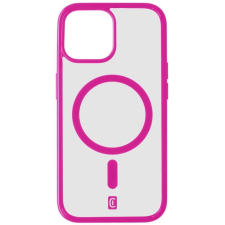 CELLULARLINE Pop Mag hátlap Magsafe támogatással Apple iPhone 15 készülékhez, átlátszó / rózsaszín (POPMAGIPH15F) tok és táska