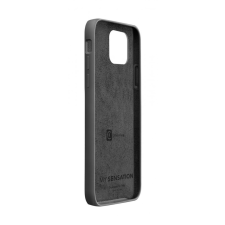 CELLULARLINE Protective silicone cover Cellularline Sensation for Apple iPhone 12 mini Black mobiltelefon kellék