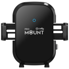 CELLY Mountcharge15 2.3" - 3.5" Mobiltelefon autós tartó/töltő - Fekete (CLMOUNTCHARGE15BK) mobiltelefon kellék