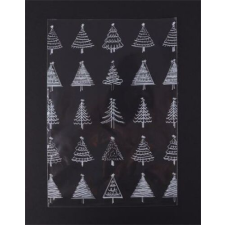  Celofán tasak, BOPP, 150x200 mm, karácsonyi mintás ajándéktasak