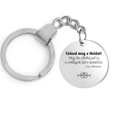 'Célozd meg a Holdat...' kulcstartó, választható több formában és színben kulcstartó