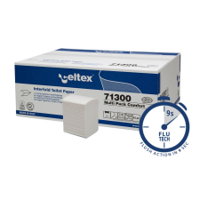 CELTEX Multi Pack hajtogatott toalettpapír cell 2rtg 11x18cm 36x250lap 40kart/rl higiéniai papíráru