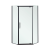 Celtic 100x100 cm ötszögletű zuhanykabin tálca nélkül fekete