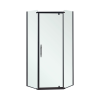  Celtic 90x90 cm ötszögletű zuhanykabin tálca nélkül fekete