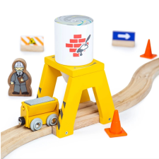 Cement Siló a Bigjigs Rail Vasútjához kisvasút