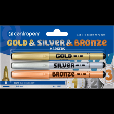 Centropen 2690 arany, ezüst és bronz (626900301) filctoll, marker