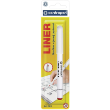 Centropen 2811 Liner, piros (8595013629246) filctoll, marker